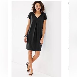 NWOT J. Jill Black Wearever Dress size XS (size 4-6).
